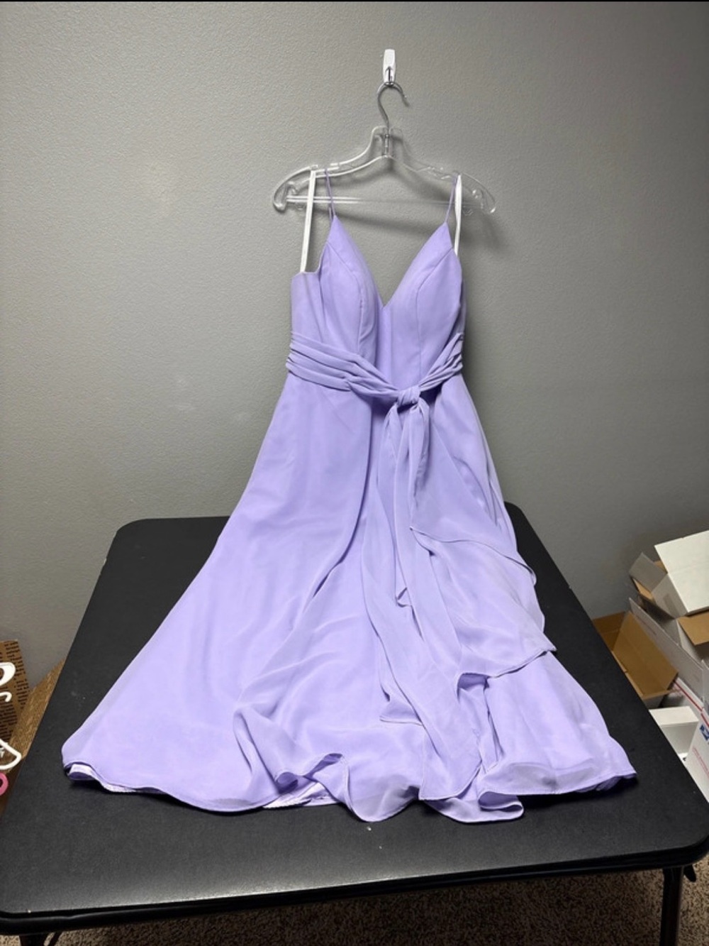 Christina Wu Celebrations Lilac Chiffon Bridesmaid Dress